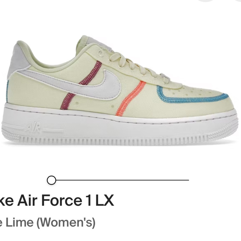 Nike Air Force 1 LX - Life Lime Womens Size 9